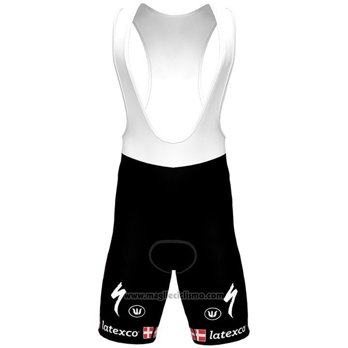 2021 Abbigliamento Ciclismo Deceuninck Quick Step Campione Repubblica Ceca Manica Corta e Salopette